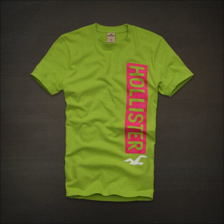 T-shirt Hollister Homme en Vert